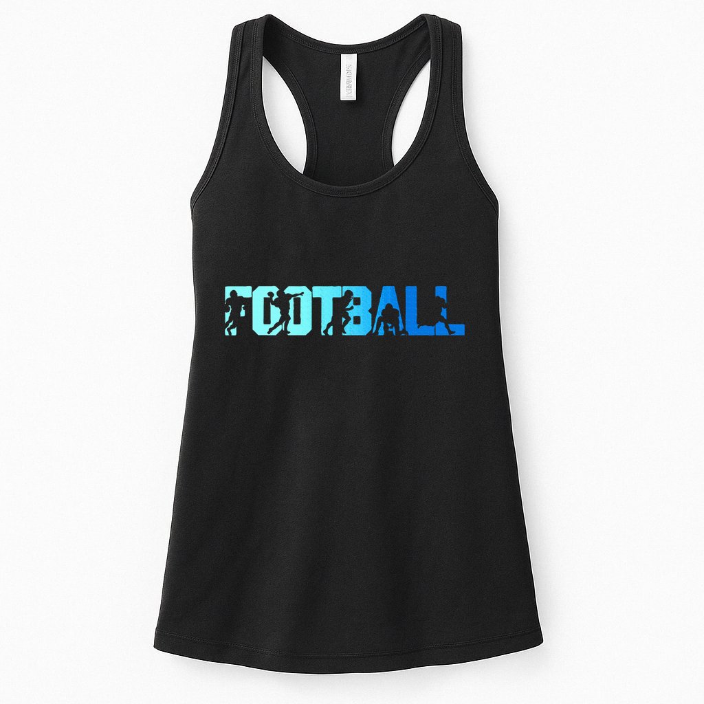 American Football Game Day Womens Tank Top