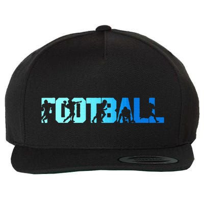 American Football Game Day Wool Snapback Cap