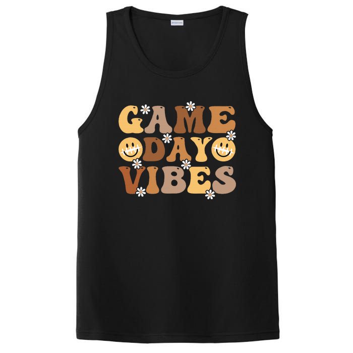 American Football Game Day Vibes Sport Women Girl PosiCharge Competitor Tank