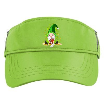 American Football Gnome Lucky Shamrock St Patrick's Day Adult Drive Performance Visor