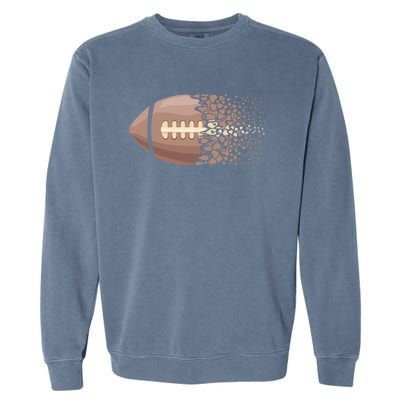 American Football Graphic American Football Heart Gift Garment-Dyed Sweatshirt