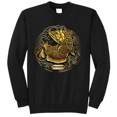 Arowana Fish Gold Sweatshirt