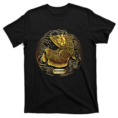 Arowana Fish Gold T-Shirt