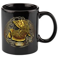 Arowana Fish Gold 11oz C Handle Ceramic Mug