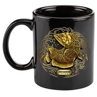 Arowana Fish Gold 11oz C Handle Ceramic Mug