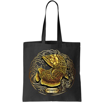 Arowana Fish Gold Bag