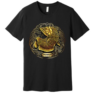 Arowana Fish Gold Premium T-Shirt