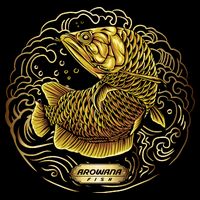 Arowana Fish Gold Toddler T-Shirt
