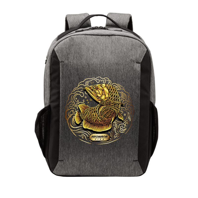 Arowana Fish Gold Vector Backpack