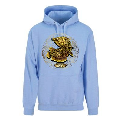 Arowana Fish Gold Unisex Surf Hoodie