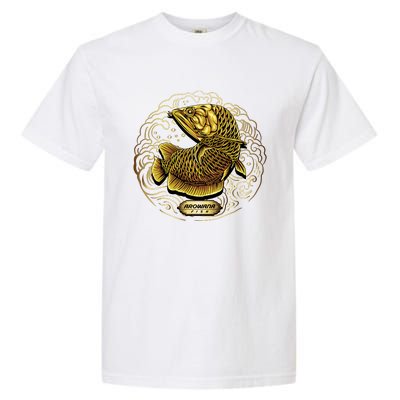 Arowana Fish Gold Garment-Dyed Heavyweight T-Shirt