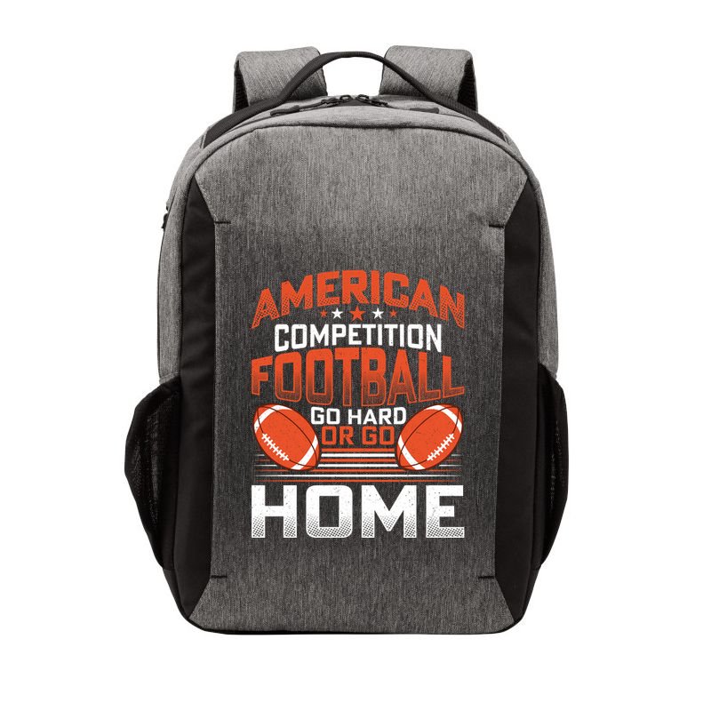 American Football Go Hard Or Go Home Graphic Vector Backpack