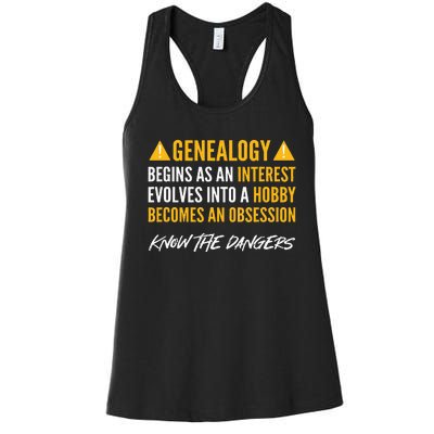 Ancestry. For Genealogists. Genealogy Women's Racerback Tank