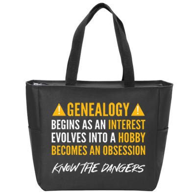 Ancestry. For Genealogists. Genealogy Zip Tote Bag