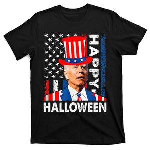 American Flag Happy Halloween Confused For 4th Of July T-Shirt