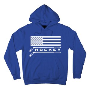 American Flag Hockey Hockey Gift Hoodie