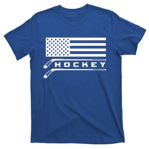 American Flag Hockey Hockey Gift T-Shirt