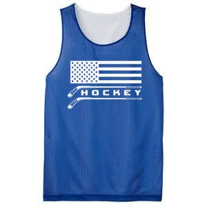 American Flag Hockey Hockey Gift Mesh Reversible Basketball Jersey Tank