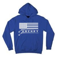 American Flag Hockey Hockey Gift Tall Hoodie