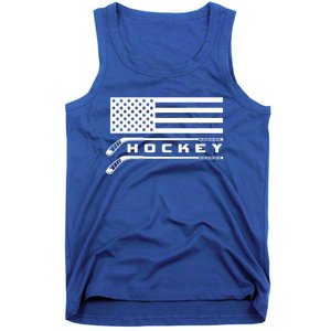 American Flag Hockey Hockey Gift Tank Top