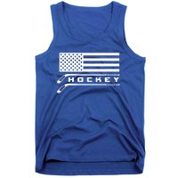 American Flag Hockey Hockey Gift Tank Top