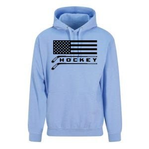 American Flag Hockey Hockey Gift Unisex Surf Hoodie