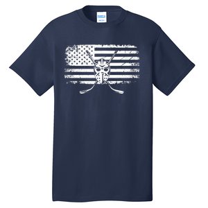 American Flag Hockey Hockey Tall T-Shirt