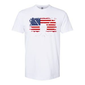 American Flag Hockey Gift Hockey Gift Softstyle CVC T-Shirt