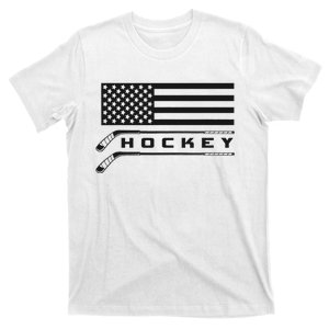 American Flag Hockey Apparel Hockey T-Shirt