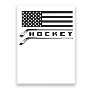 American Flag Hockey Apparel Hockey Poster