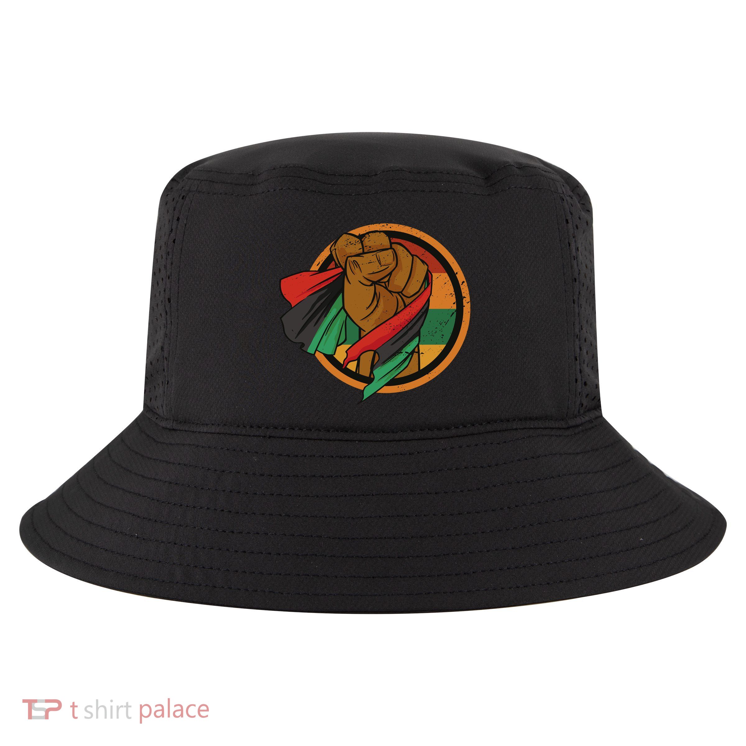 African Flag Hand Cool Comfort Performance Bucket Hat