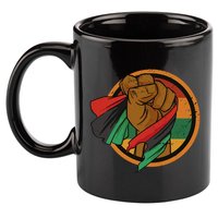African Flag Hand 11oz C Handle Ceramic Mug