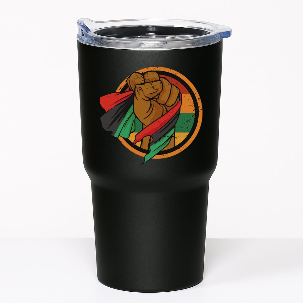 African Flag Hand Tumbler