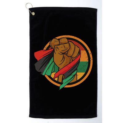 African Flag Hand Golf Towel