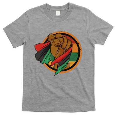 African Flag Hand T-Shirt