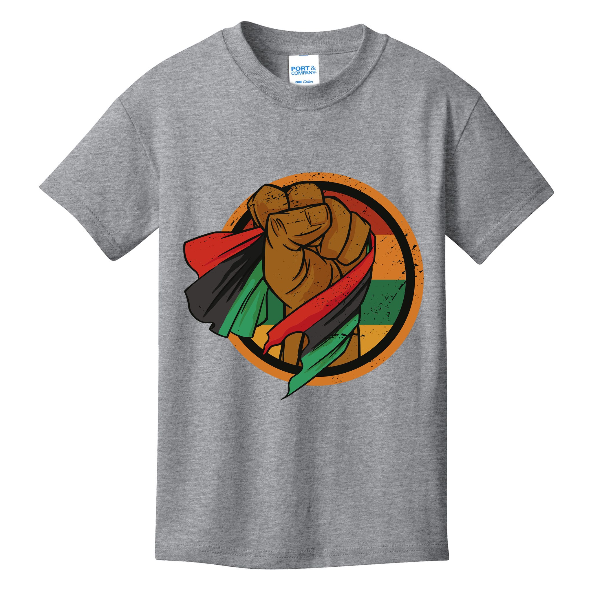 African Flag Hand Kids T-Shirt
