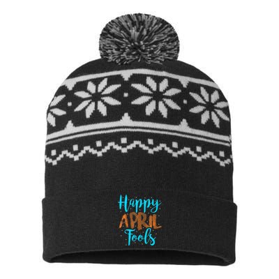 April Fools Happy April Fool's Day USA-Made Snowflake Beanie