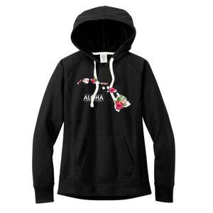 Aloha Floral Hawaiian Islands Gift Women's Fleece Hoodie