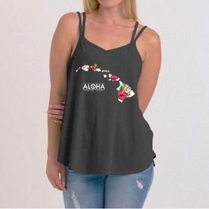 Aloha Floral Hawaiian Islands Gift Women's Strappy Tank