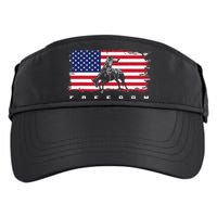 American Flag Horse Riding Rodeo Adult Drive Performance Visor