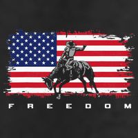 American Flag Horse Riding Rodeo Adult Drive Performance Visor
