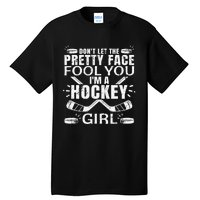 Awesome Field Hockey Player Silhouette Outfit Tall T-Shirt