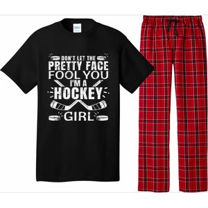 Awesome Field Hockey Player Silhouette Outfit Pajama Set