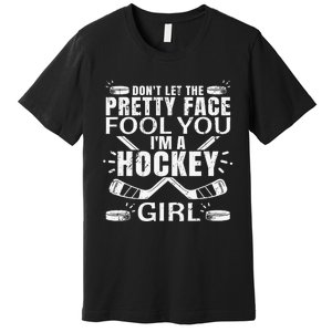 Awesome Field Hockey Player Silhouette Outfit Premium T-Shirt