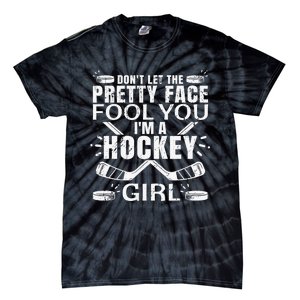 Awesome Field Hockey Player Silhouette Outfit Tie-Dye T-Shirt