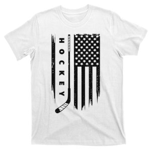 American Flag Hockey Apparel Hockey T-Shirt