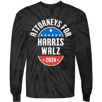 Attorneys For Harris Walz 2024 Tie-Dye Long Sleeve Shirt