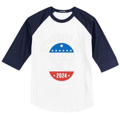 Attorneys For Harris Walz 2024 Baseball Sleeve Shirt