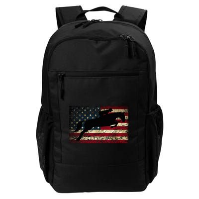 American Flag Horse Riding Show Jumping Backpack