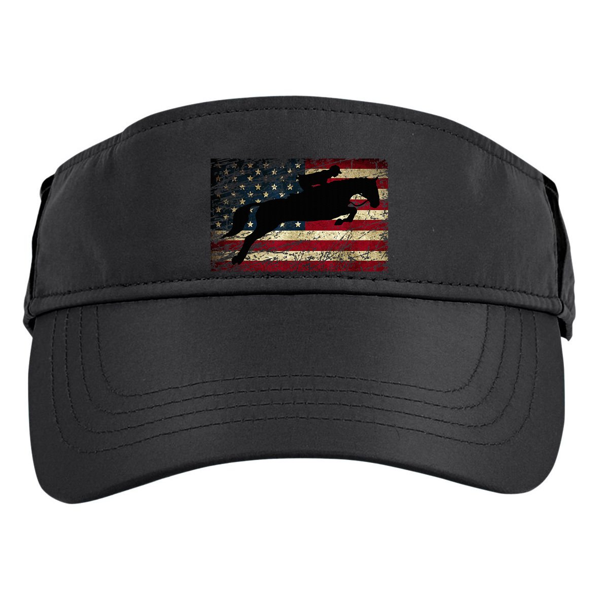 American Flag Horse Riding Show Jumping Adult Drive Performance Visor
